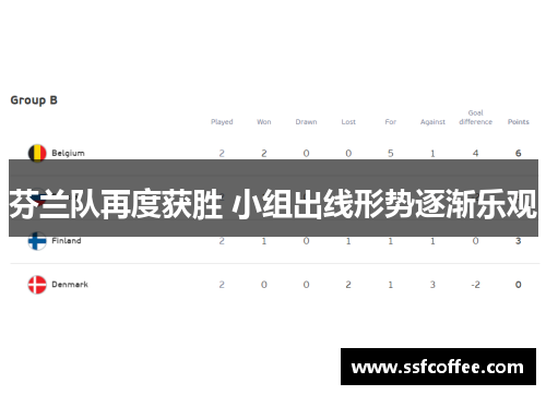 芬兰队再度获胜 小组出线形势逐渐乐观